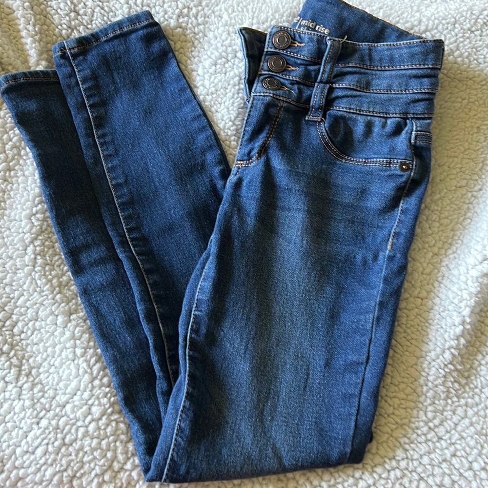 Girls blue jeans
